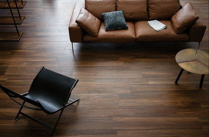 Gresie interior portelanata maro 20x120 cm, Marazzi Treverkview Scuro