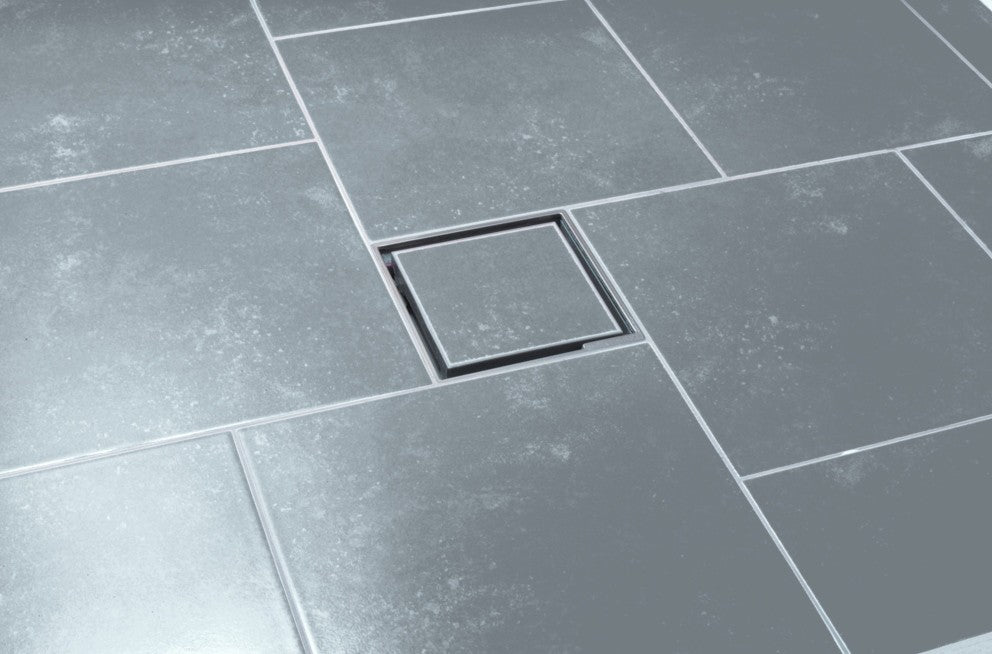 Piesa superioara Kessel faiantabila Ø11 cm, rama inox