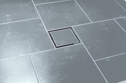 Piesa superioara Kessel faiantabila Ø11 cm, rama inox