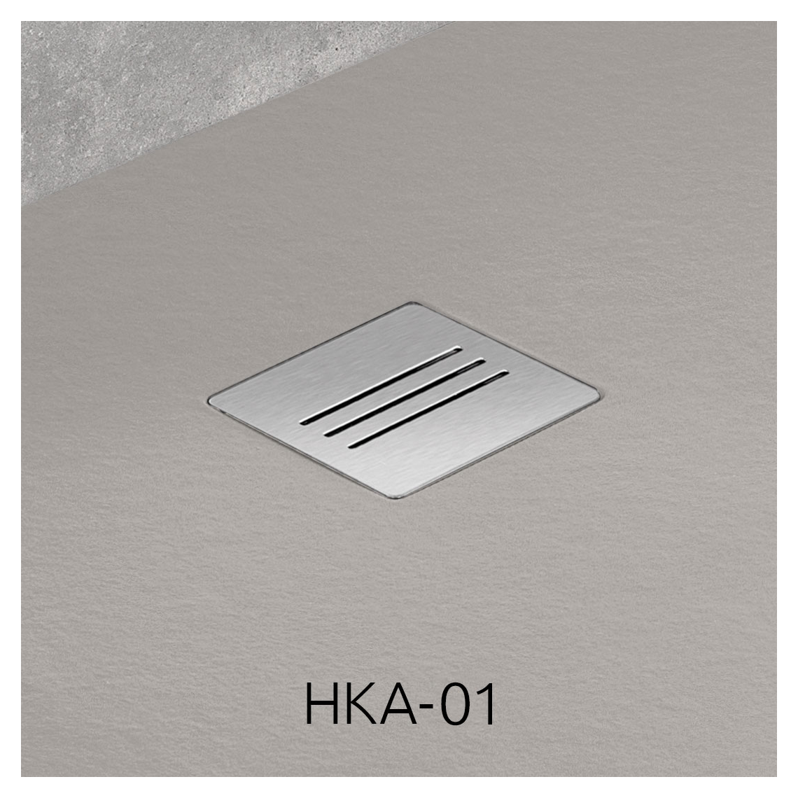 Cadita dus dreptunghiulara compozit Radaway Kyntos F 120x80 cm, bej (cashmere)