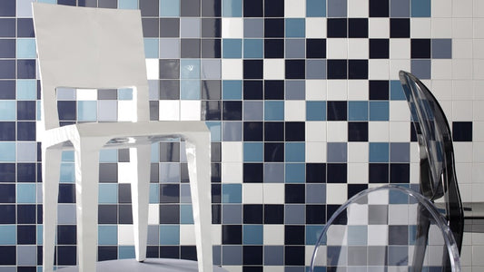 Faianta baie / bucatarie albastra 20x20 cm, Marazzi SistemC Citta Cobalto