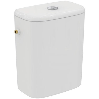 Set promo Vas WC pe pardoseala cu rezervor aparent si capac soft close Ideal Standard Tesi AquaBlade 37x67 cm evacuare orizontala sau verticala