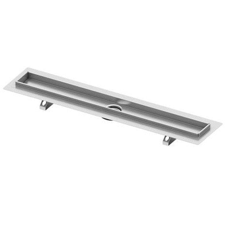 Rigola dus Tece Drainline cu flansa si manseta izolatoare, 90 cm