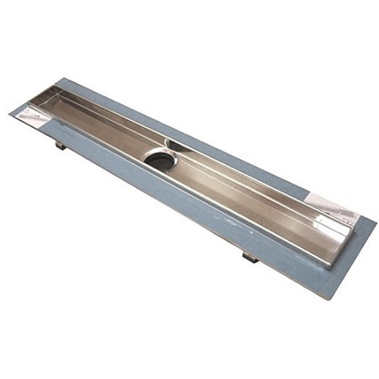 Rigola dus Tece Drainline cu flansa si manseta izolatoare, 90 cm