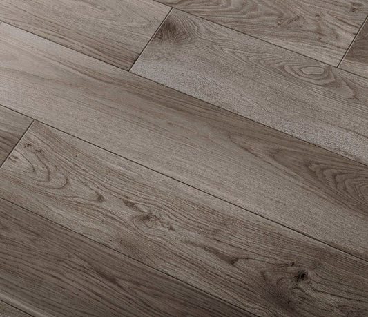 Gresie exterior / interior portelanata maro 20x120 cm, Marazzi Treverkview Tortora