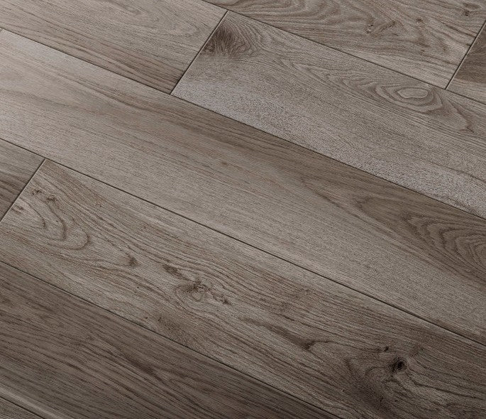 Gresie interior portelanata gri 20x120 cm, Marazzi Treverkview Tortora