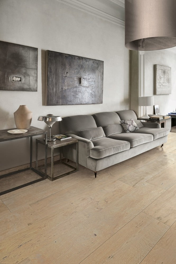Gresie exterior / interior portelanata rectificata bej 20x120 cm, Marazzi Treverkdear Beige