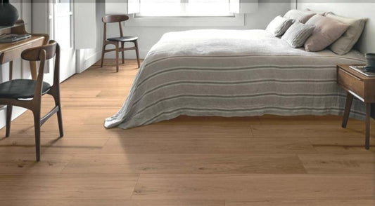 Gresie exterior / interior portelanata rectificata maro 20x120 cm, Marazzi Treverklife Cherry