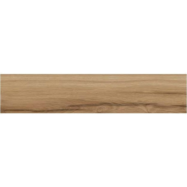 Gresie exterior / interior portelanata rectificata maro 25x150 cm, Marazzi Treverklife Honey
