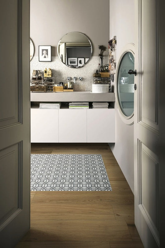 Gresie exterior / interior portelanata rectificata maro 20x120 cm, Marazzi Treverklife Walnut