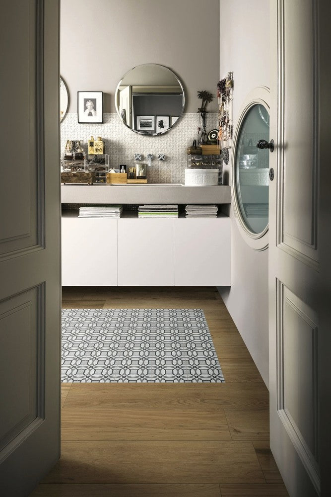 Gresie exterior / interior portelanata rectificata maro 25x150 cm, Marazzi Treverklife Walnut