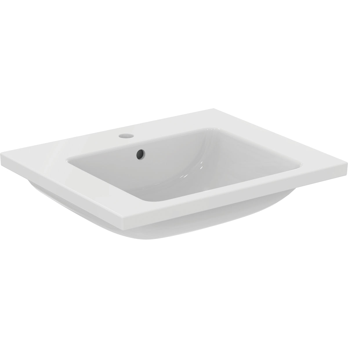 Lavoar baie suspendat Ideal Standard I.Life B 61x51 cm, cu orificiu pentru baterie