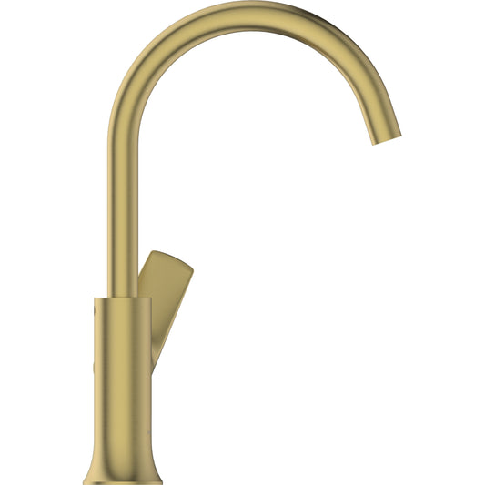 Baterie lavoar inalta Ideal Standard La Dolce Vita fara ventil, H31 cm, auriu periat (brushed gold) - detaliu 1