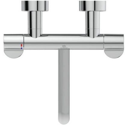 Ideal Standard Ceraplus Safe Baterie chiuveta bucatarie cu termostat, montaj pe perete, crom