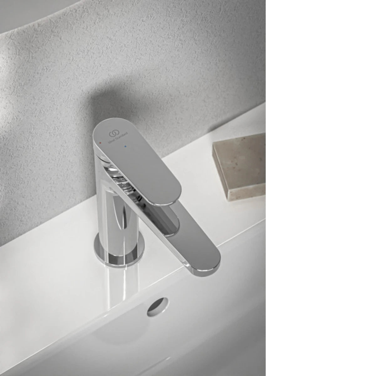 Ambient Baterie lavoar Ideal Standard Cerafine O Nuovo fara ventil, H17 cm, crom