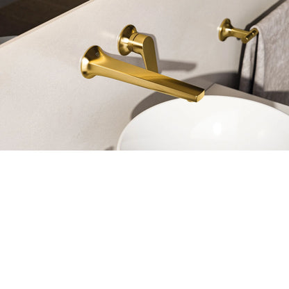 Ambient Baterie lavoar incastrata Ideal Standard La Dolce Vita, pipa 21 cm, auriu periat (brushed gold)