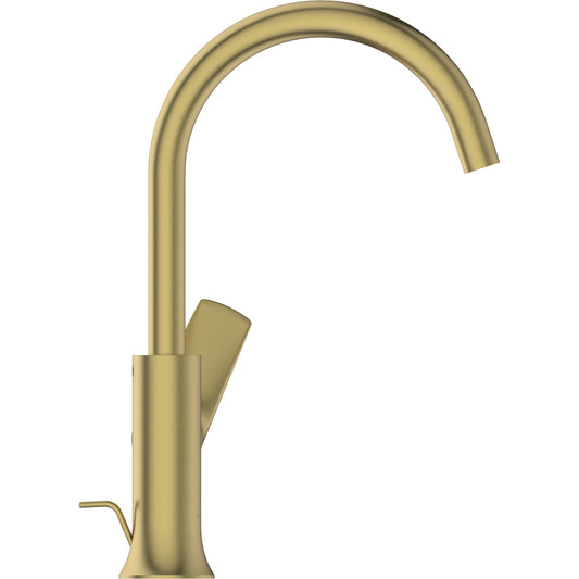 Baterie lavoar inalta Ideal Standard La Dolce Vita cu ventil, H31 cm, auriu periat (brushed gold) - detaliu 1