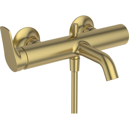Ideal Standard La Dolce Vita Baterie cada dus monocomanda cu set dus, auriu periat (brushed gold) - detaliu 1