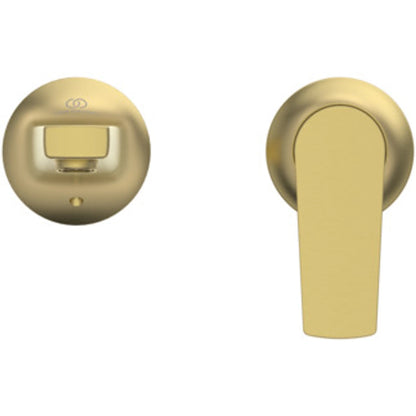 Baterie lavoar incastrata Ideal Standard La Dolce Vita, pipa 21 cm, auriu periat (brushed gold)