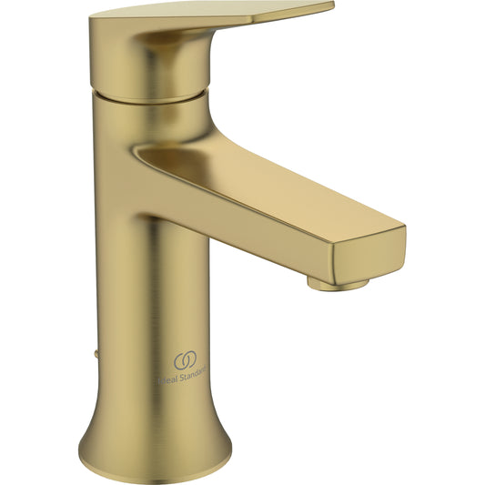Baterie lavoar Ideal Standard La Dolce Vita cu ventil, H17 cm, auriu periat (brushed gold)