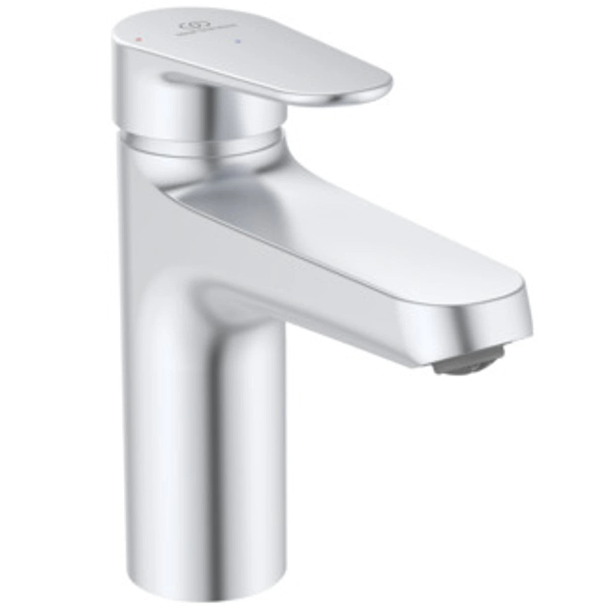 Baterie lavoar Ideal Standard Alu+ cu ventil click-clack, H16 cm, argintiu
