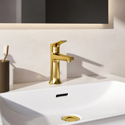 Ambient Baterie lavoar Ideal Standard La Dolce Vita cu ventil, H18 cm, auriu periat (brushed gold)