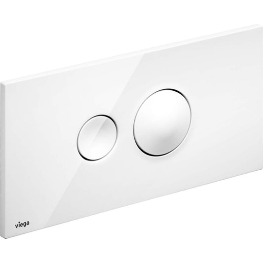 Viega Visign Style 10 Clapeta de actionare WC, alb lucios