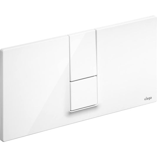 Viega Visign Style 14 Clapeta de actionare WC, alb lucios