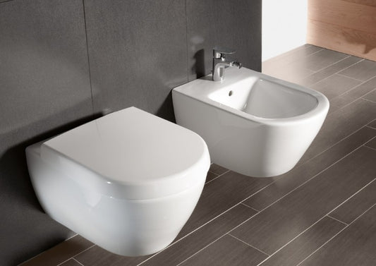 Vas WC suspendat Villeroy & Boch Subway 2.0 37x56 cm evacuare orizontala
