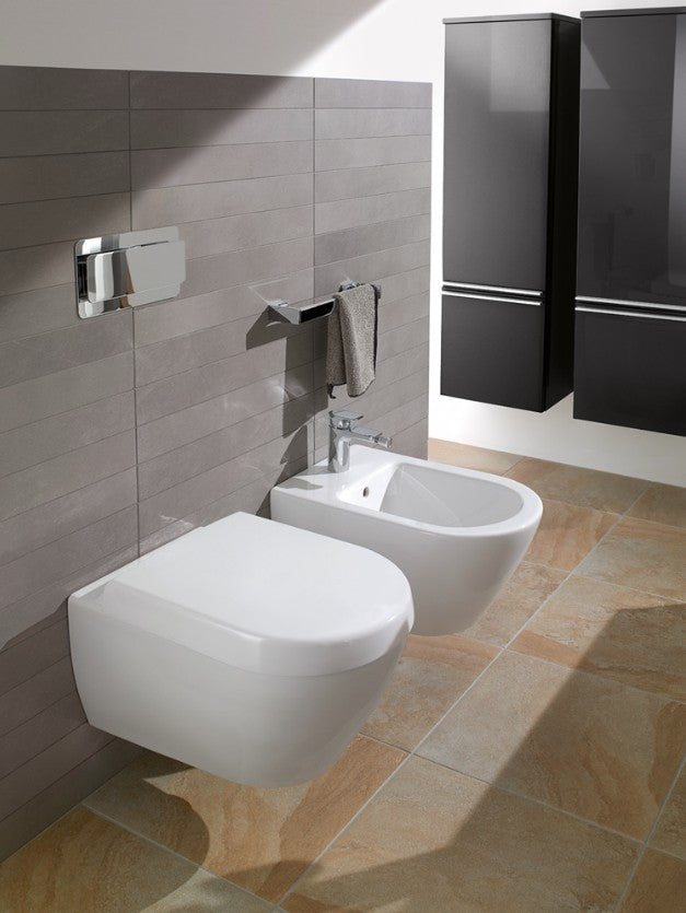 Vas WC suspendat Villeroy & Boch Subway 2.0 37x56 cm evacuare orizontala