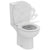 Set Vas WC cu bideu pe pardoseala cu rezervor aparent si capac soft close Ideal Standard Eurovit Rimless 37x62 cm evacuare orizontala