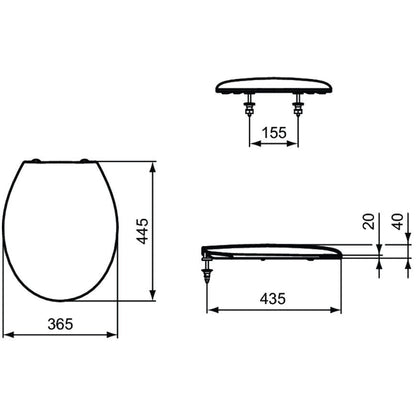 Set Vas WC suspendat cu capac si bideu Vidima SevaFresh 37x53 cm evacuare orizontala