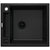 Deante Magnetic Chiuveta bucatarie granit 56x50 cm, negru
