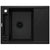 Deante Magnetic Chiuveta bucatarie granit 64x50 cm, negru